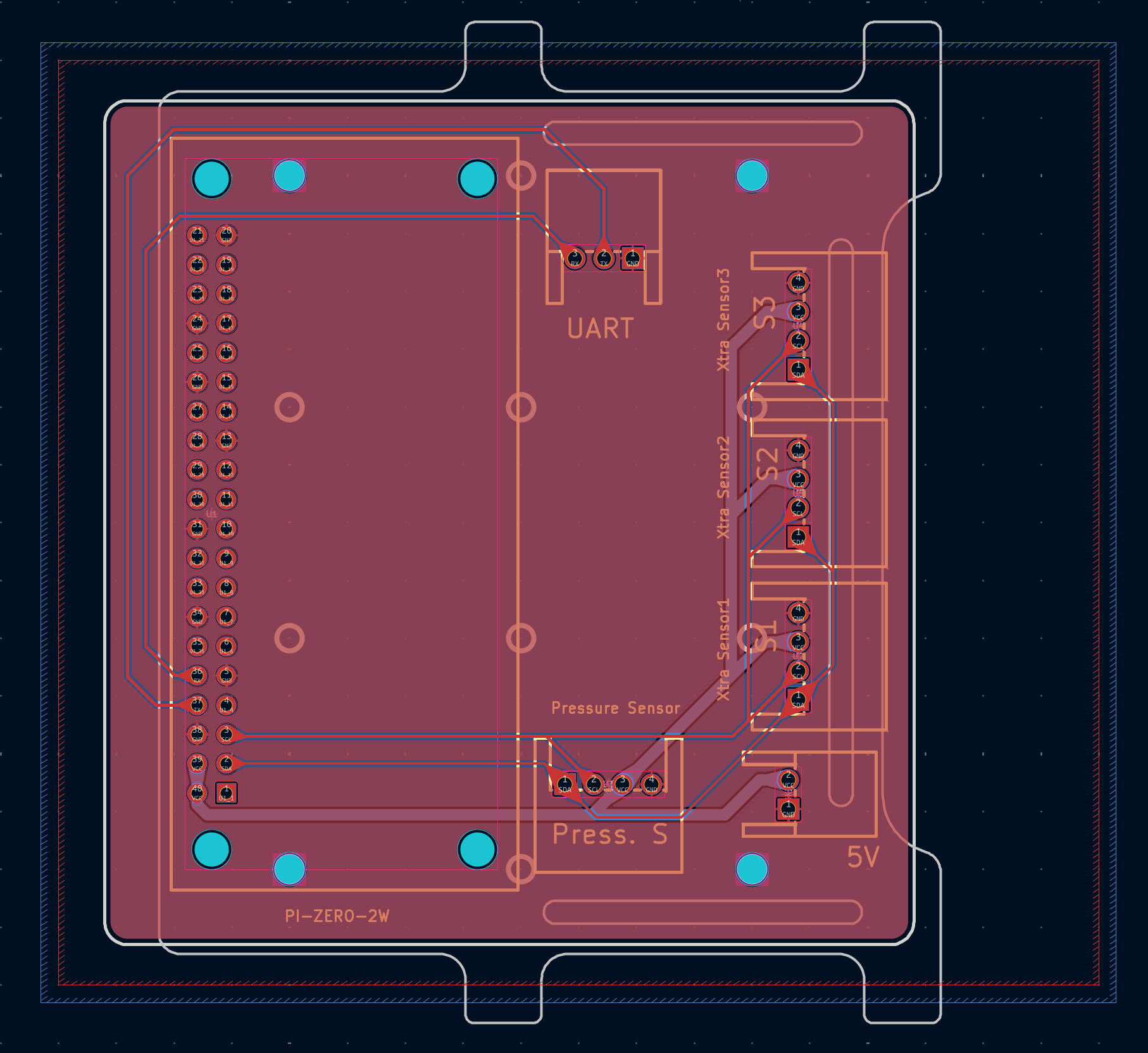 Sonde CTD v2 — carte PCB interne
