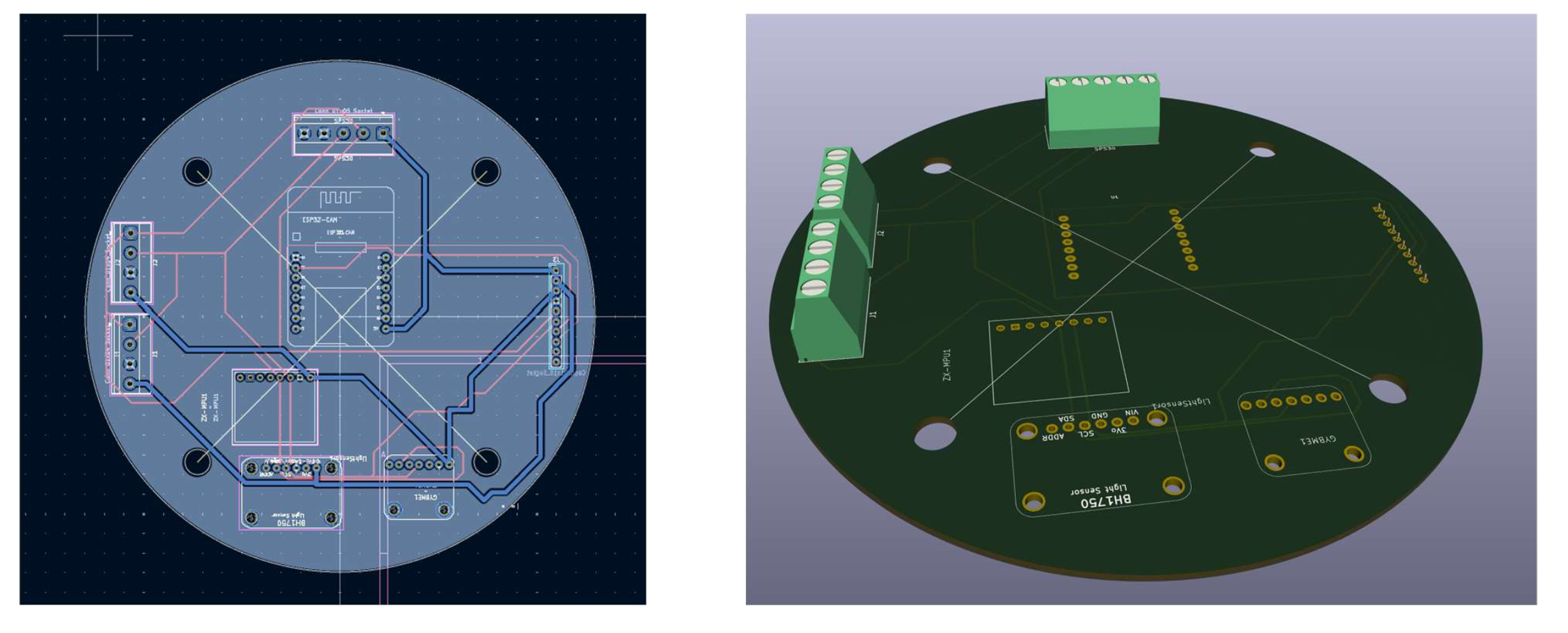 Station météo — PCB de contrôle